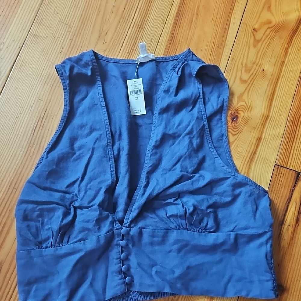 Women's Linen Sleeveless Top